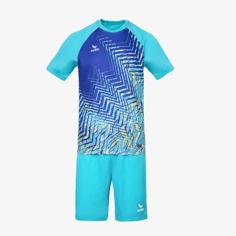Bộ quần áo bóng đá Kamito Giba1 màu xanh