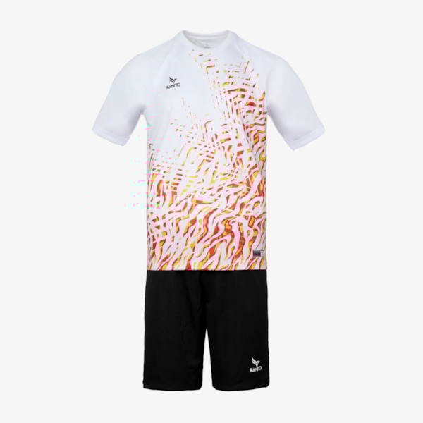 Bộ quần áo bóng đá Kamito Giba1 màu trắng đen