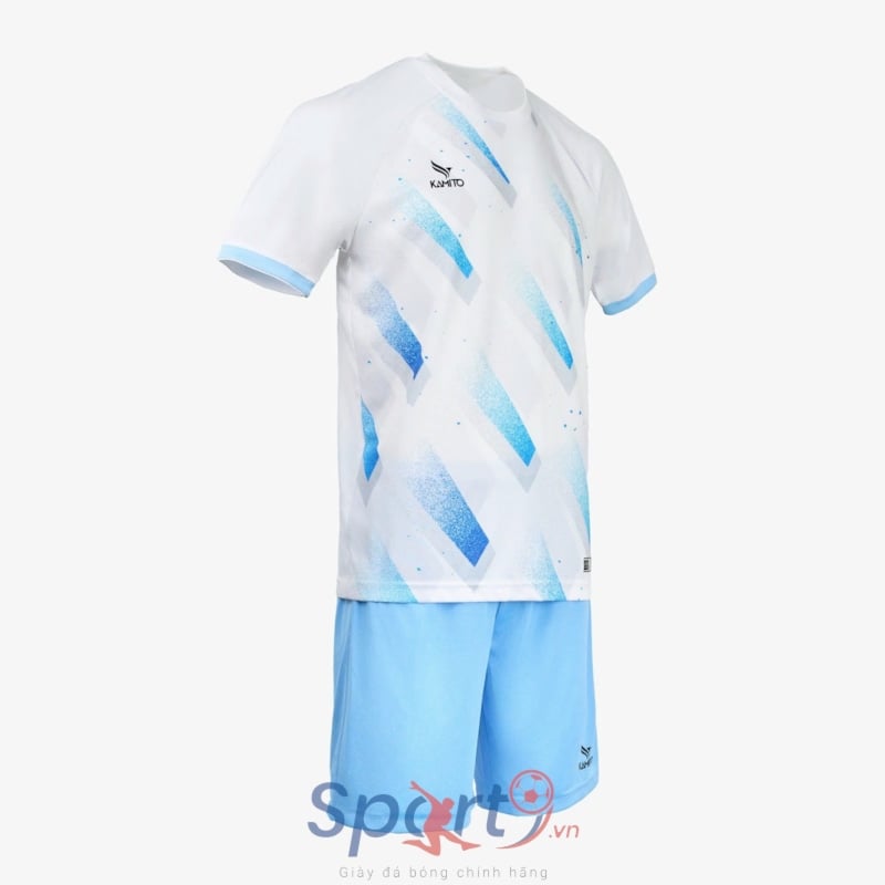 Bộ quần áo bóng đá Kamito Galaxy 1.0 màu trắng xanh