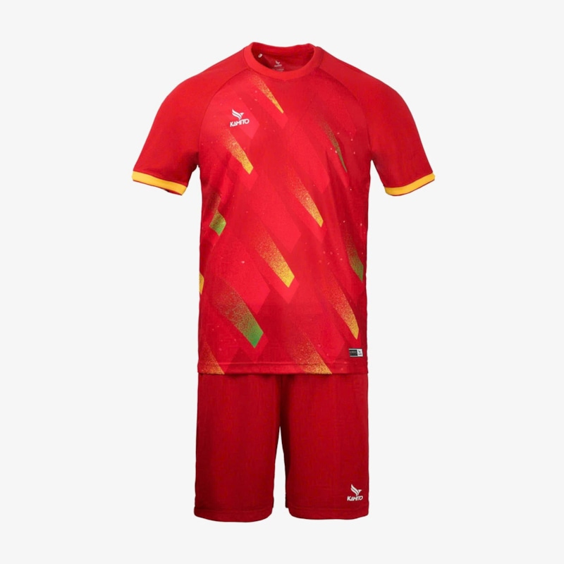Bộ quần áo bóng đá Kamito Galaxy 1.0 màu đỏ