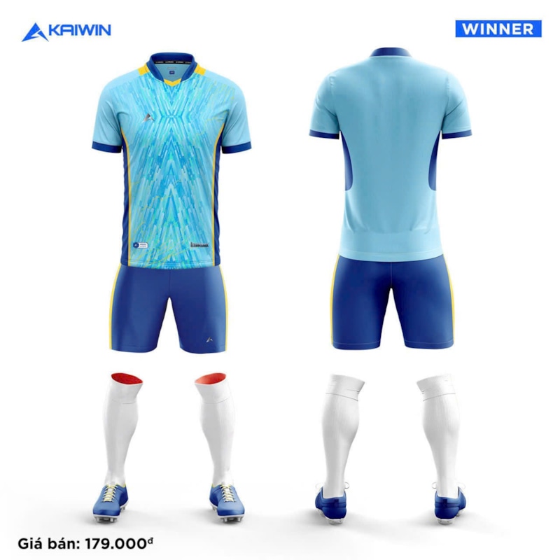 BỘ QUẦN ÁO BÓNG ĐÁ  KAIWIN WINNER XANH NGỌC