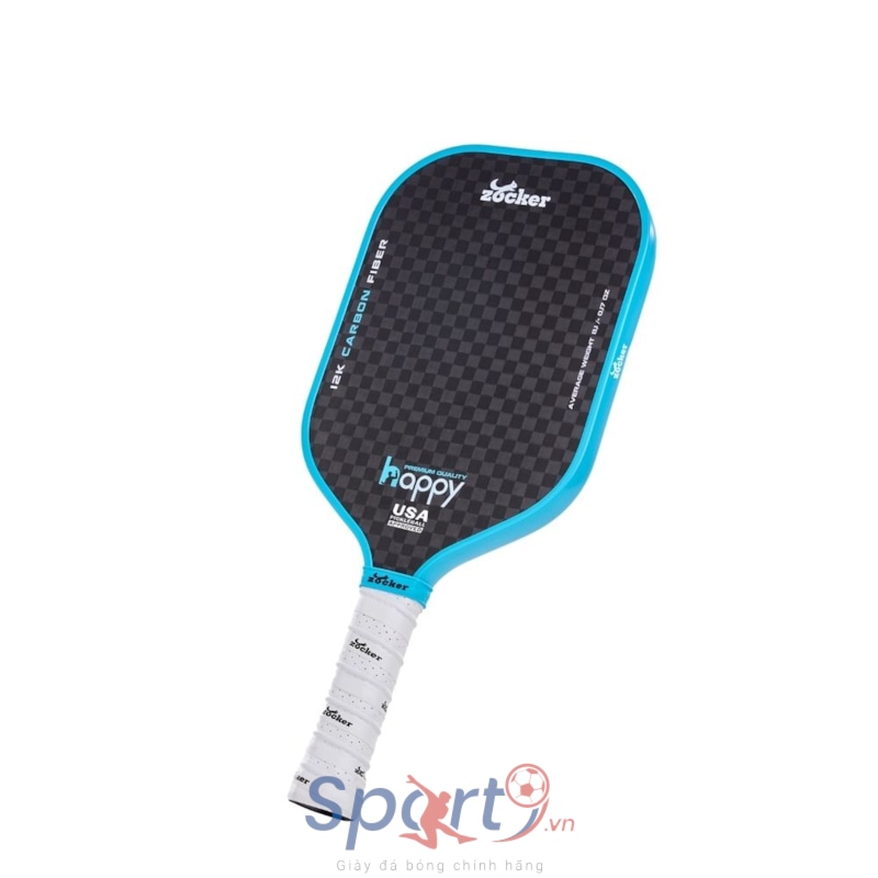 Vợt Pickleball Zocker Happy HP3 Premium Quality - Màu Xanh Dương