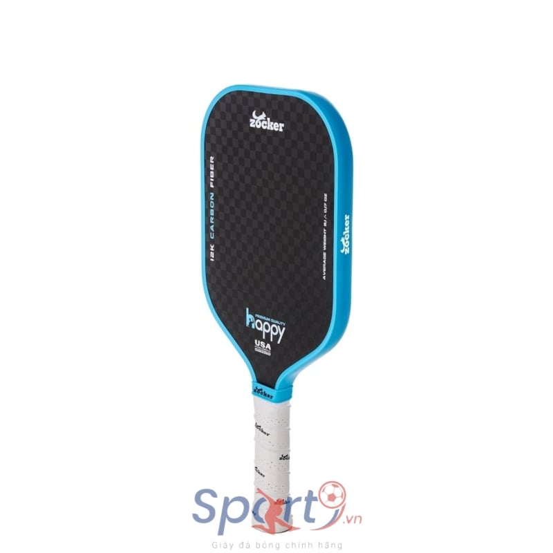 Vợt Pickleball Zocker Happy HP3 Premium Quality - Màu Xanh Dương