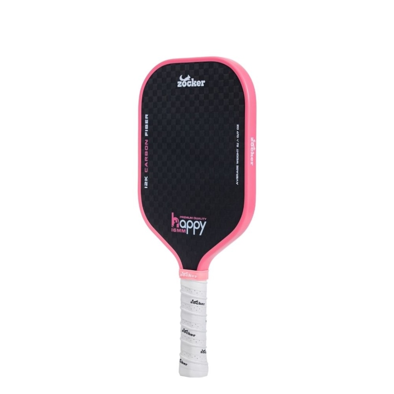Vợt Pickleball Zocker Happy HP3 Premium Quality - Màu Hồng