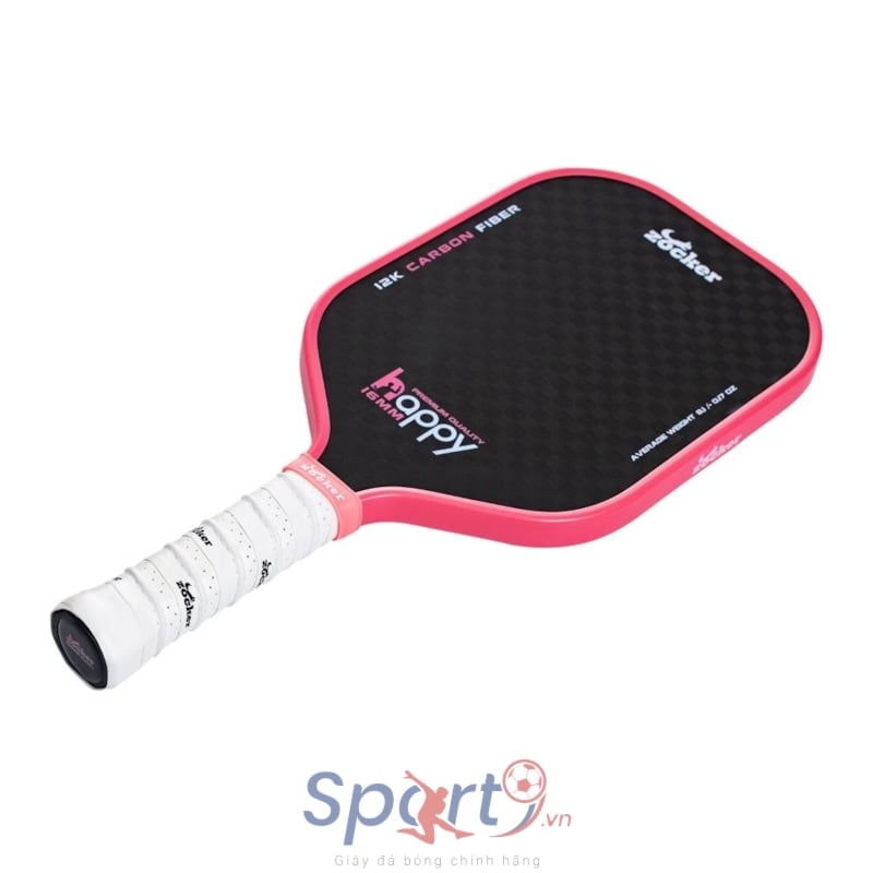 Vợt Pickleball Zocker Happy HP3 Premium Quality - Màu Hồng