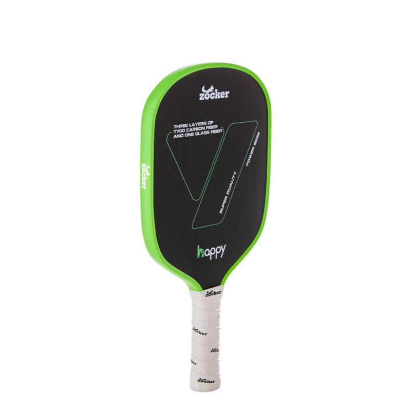 Vợt Pickleball Zocker Happy HP2 Super Quality - Xanh Lá