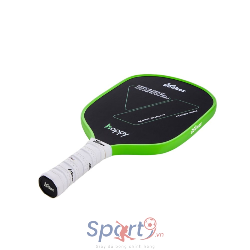 Vợt Pickleball Zocker Happy HP2 Super Quality - Xanh Lá