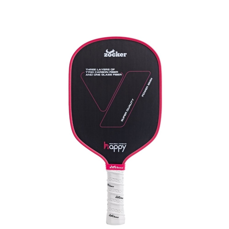 Vợt Pickleball Zocker Happy HP2 Super Quality - Màu Hồng