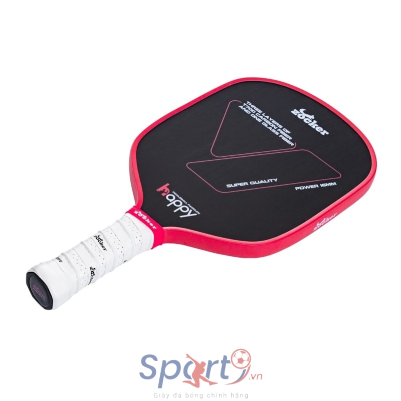 Vợt Pickleball Zocker Happy HP2 Super Quality - Màu Hồng