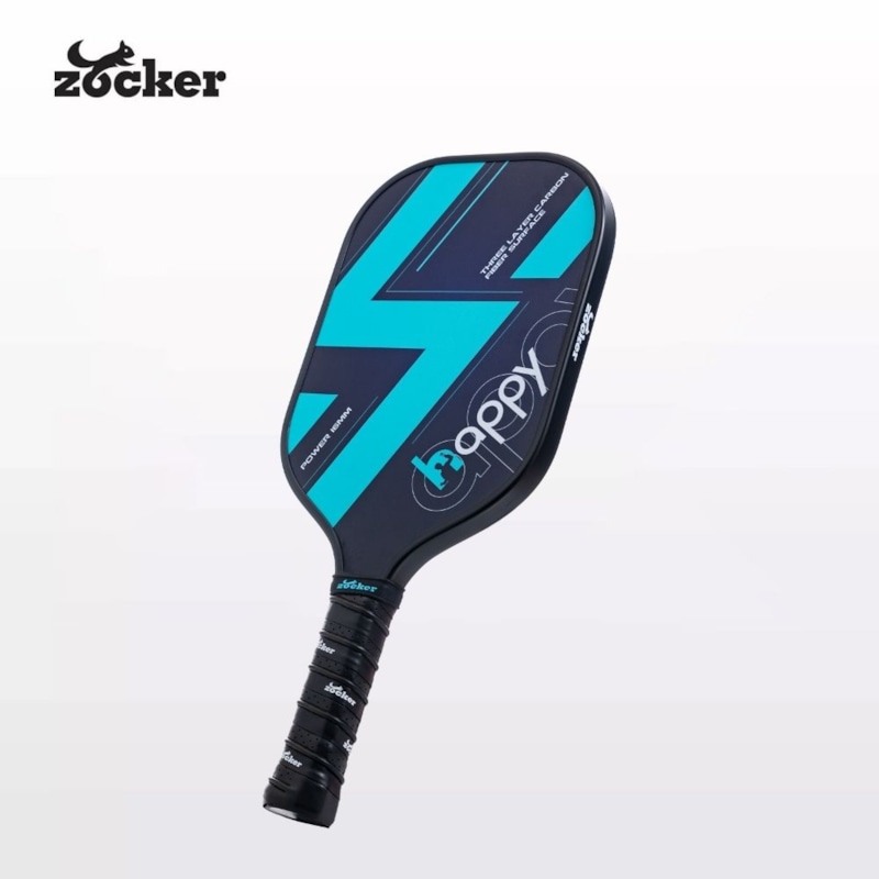 Vợt Pickleball Zocker Happy HP1 Standard Thunder - Màu Đen