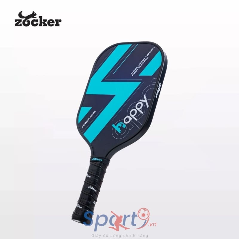 Vợt Pickleball Zocker Happy HP1 Standard Thunder - Màu Đen