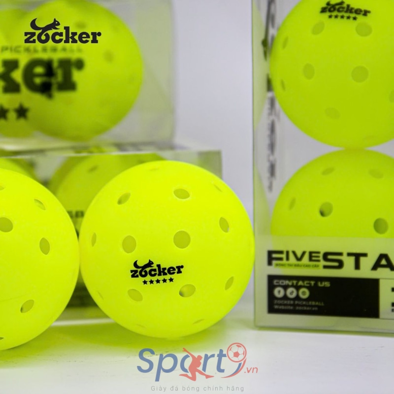 Quả bóng thi đấu Pickleball Zocker Five Star