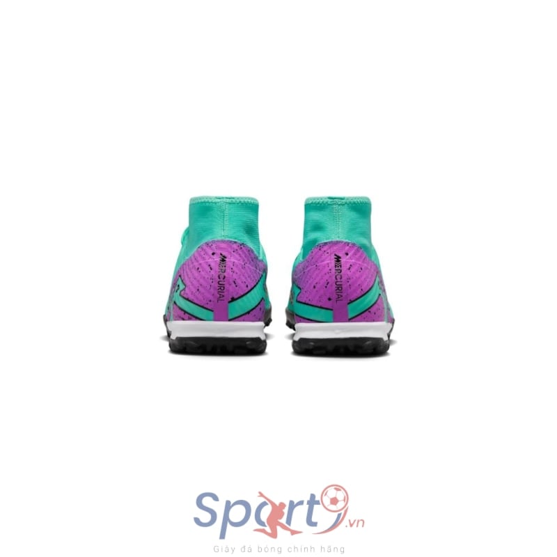Nike Zoom Mercurial Superfly 9 Academy TF - Xanh Lơ/Tím - DJ5629-300