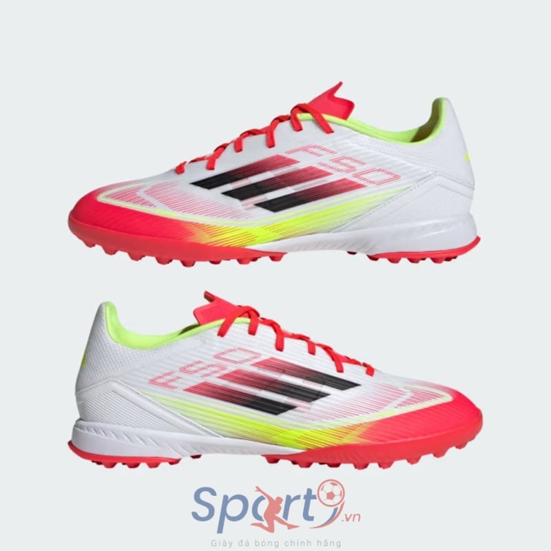 adidas F50 League TF - Trắng/Đỏ/Xanh - IE1231