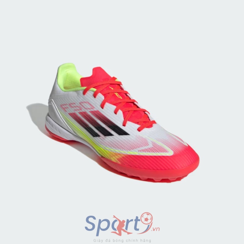 adidas F50 League TF - Trắng/Đỏ/Xanh - IE1231