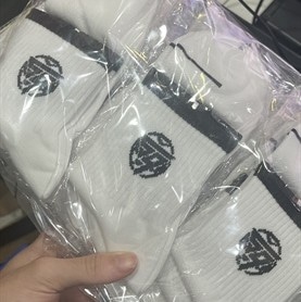 Tất thể thao S900-WH - Loại mỏng/màu trắng