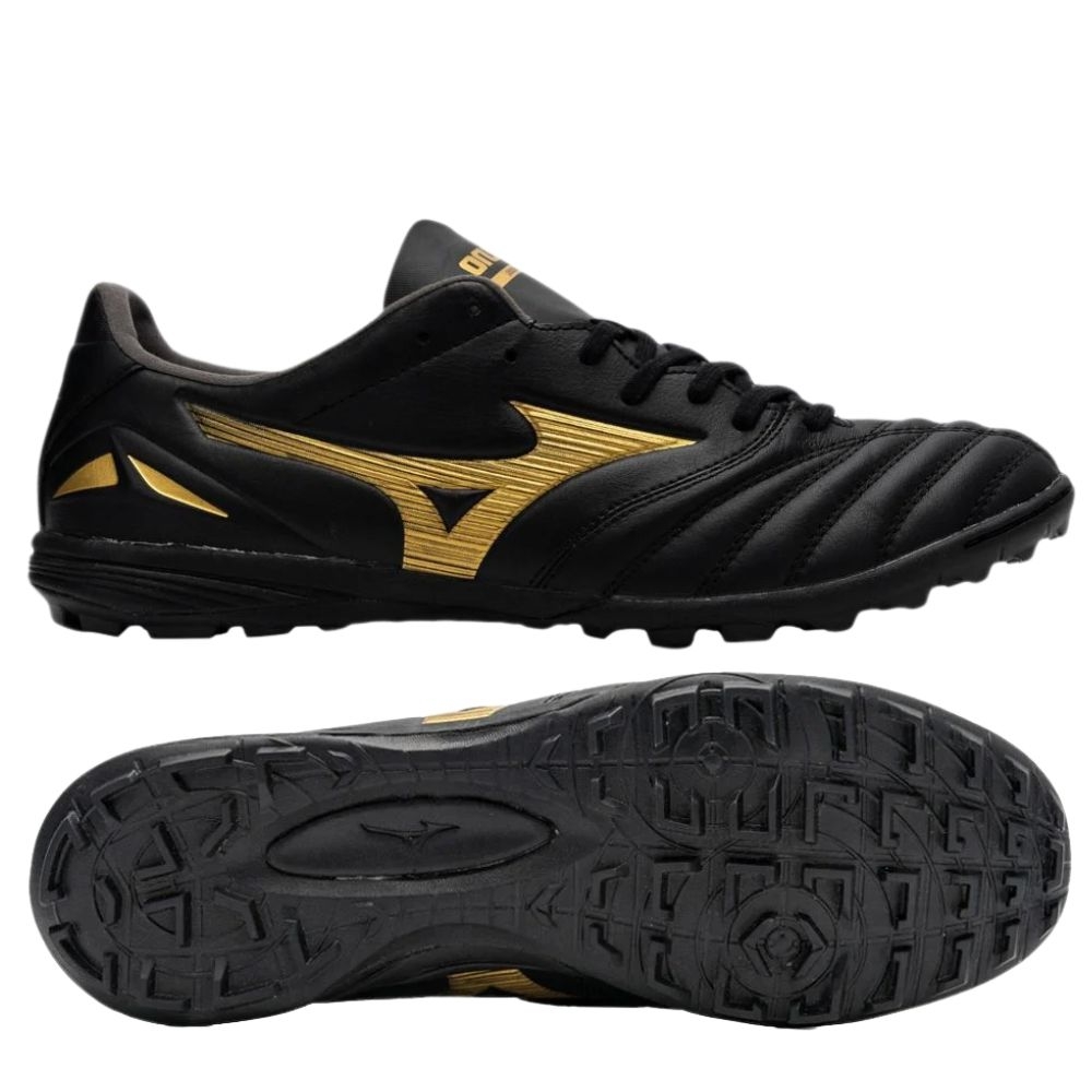 Giày đá bóng cỏ nhân tạo Mizuno Morelia Neo IV Pro AS - Đen/Vàng
