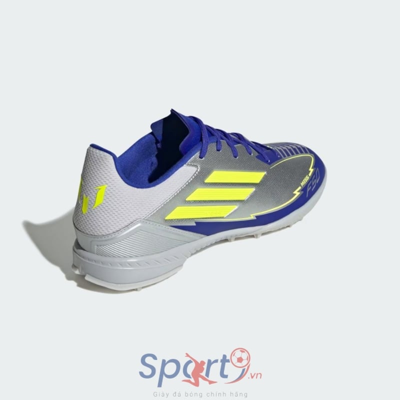 adidas F50 League Messi TF - Bạc/Xanh - IH0919