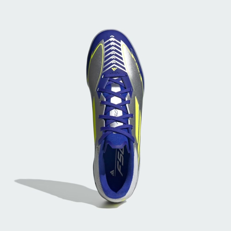 adidas F50 League Messi TF - Bạc/Xanh - IH0919