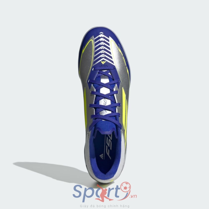 adidas F50 League Messi TF - Bạc/Xanh - IH0919