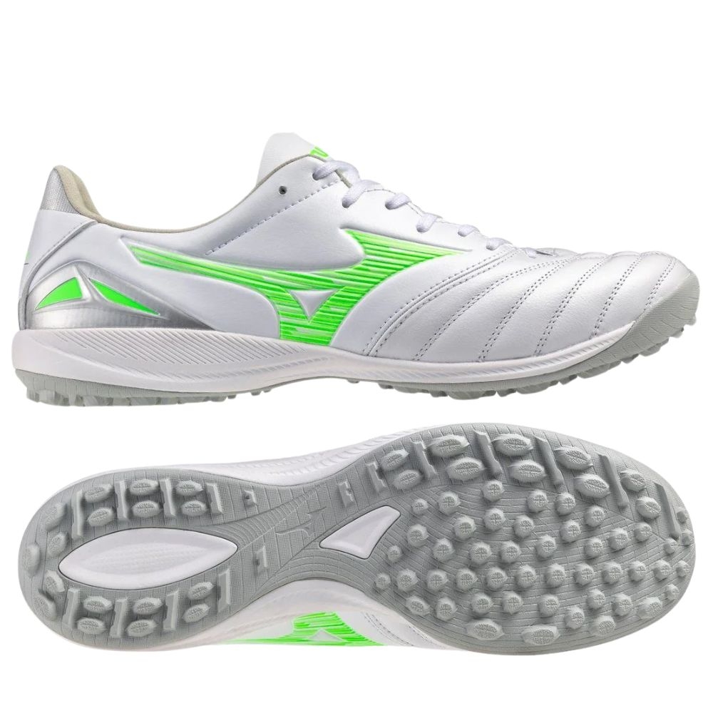 Mizuno Morelia Neo lIII ホワイト/グリーン26.5cm Giày đá banh cỏ nhân tạo Mizuno Morelia Neo IV Pro AS Frontier