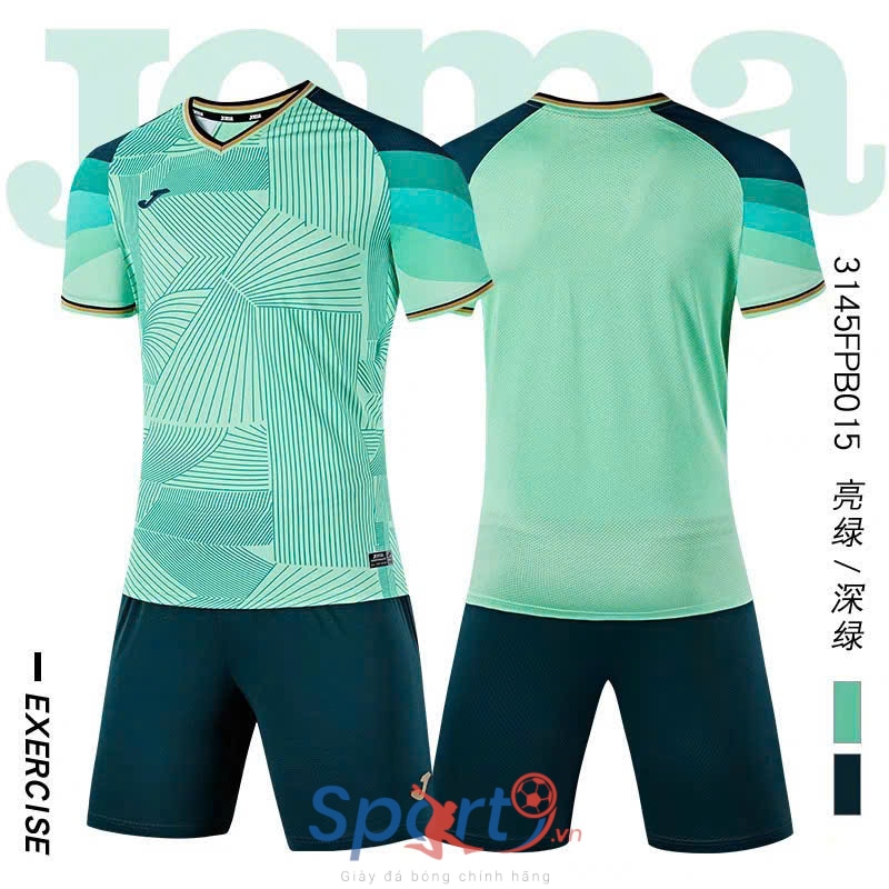 Bộ quần áo bóng đá Joma MultiLine - 3145FPB015 - Màu Xanh Mint