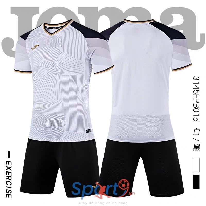 Bộ quần áo bóng đá Joma MultiLine - 3145FPB015 - Màu Trắng