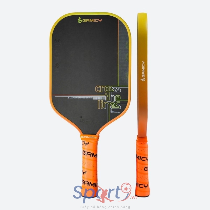 Vợt Pickleball Gamicy Cross G-Pro Series 16mm- Màu Cam