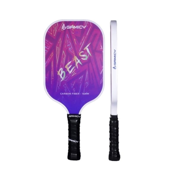 Vợt Pickleball Gamicy Beast 14mm - Màu Tím Trắng
