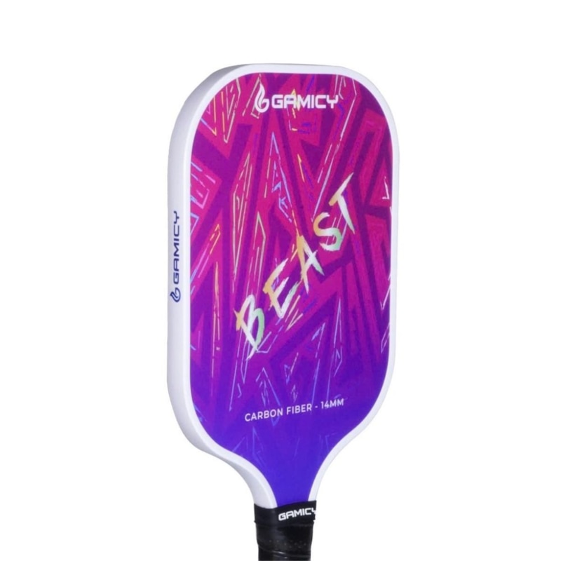 Vợt Pickleball Gamicy Beast 14mm - Màu Tím Trắng