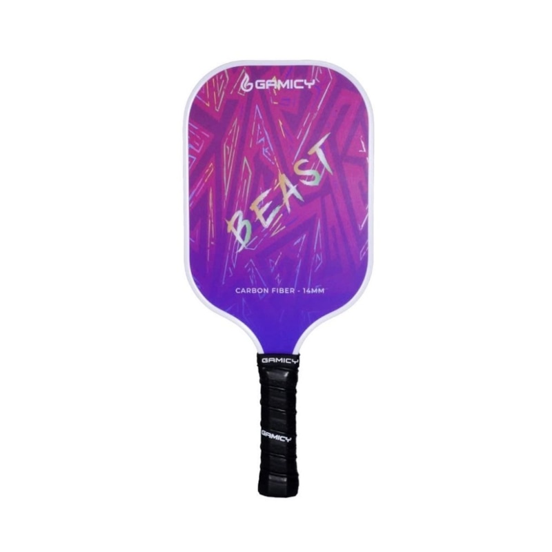 Vợt Pickleball Gamicy Beast 14mm - Màu Tím Trắng
