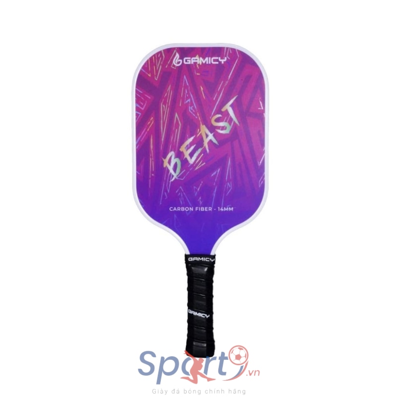 Vợt Pickleball Gamicy Beast 14mm - Màu Tím Trắng