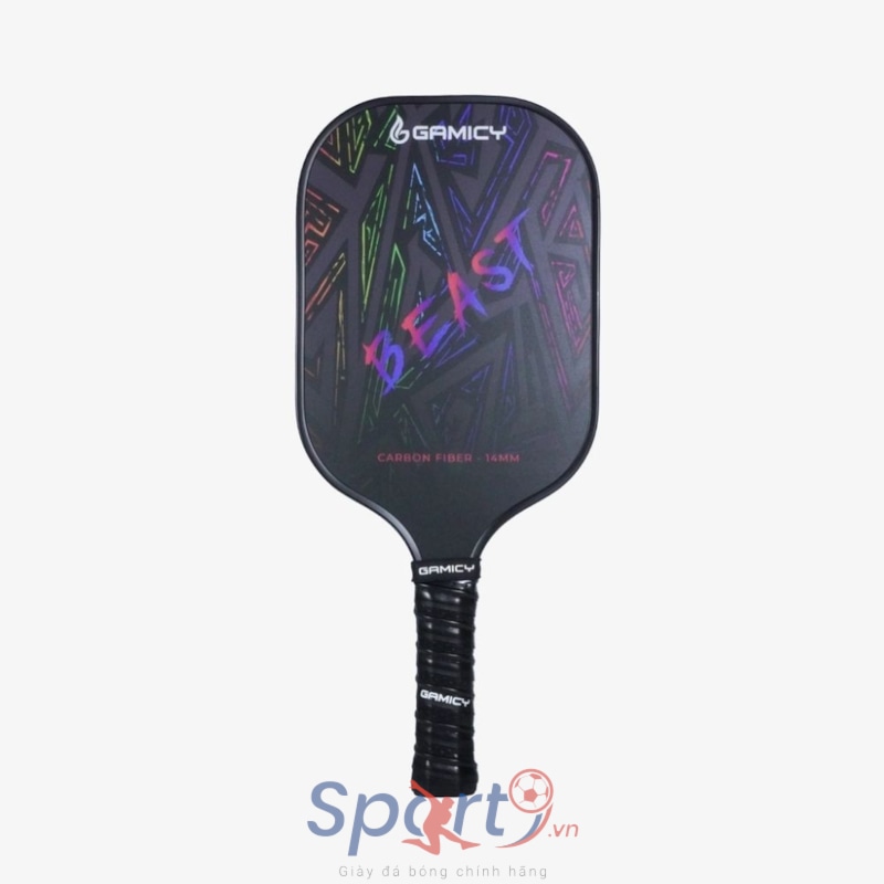 Vợt Pickleball Gamicy Beast 14mm - Màu Đen