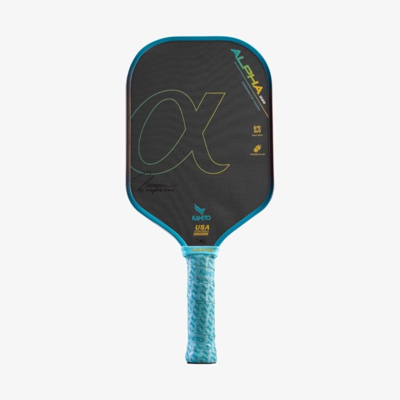 Vợt Pickleball Kamito Alpha - Xanh ngọc - KMVPK250124