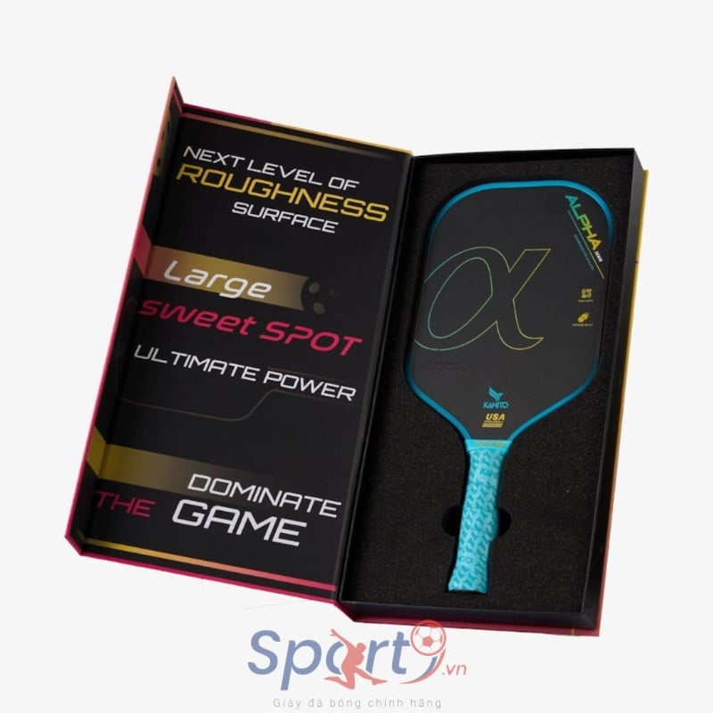 Vợt Pickleball Kamito Alpha - Xanh ngọc - KMVPK250124
