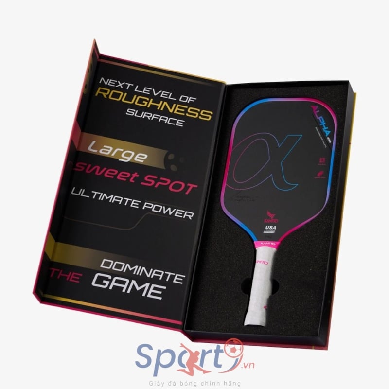 Vợt Pickleball Kamito Alpha - Đỏ/Xanh Lam -  KMVPK250112
