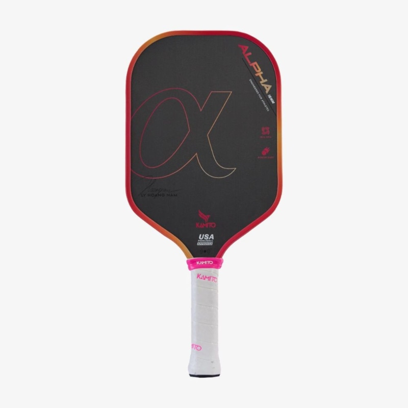 Vợt Pickleball Kamito Alpha - Hồng/Vàng - KMVPK250133