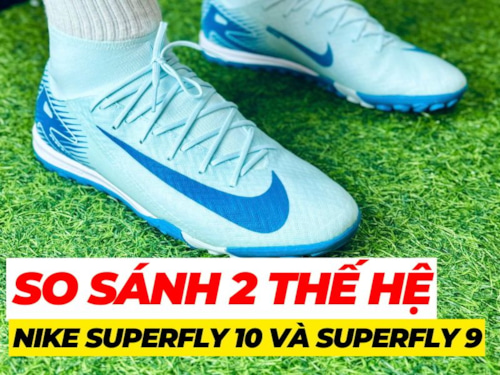 So sánh hai thế hệ giày đá bóng cổ cao của dòng giày tốc độ: Nike Mercurial Superfly