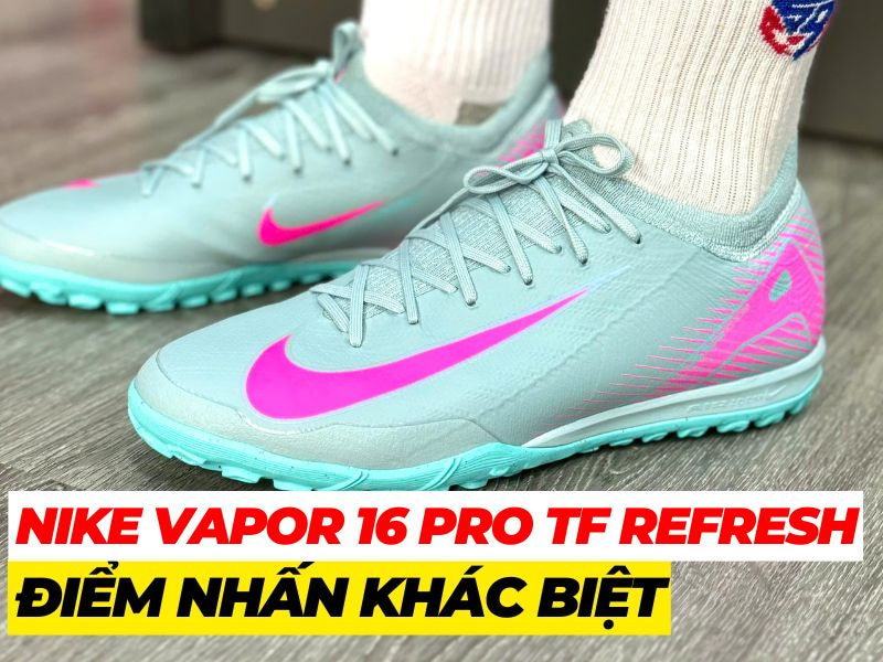 Review Nike Mercurial Vapor 16 Pro TF Xám Xi Măng: Điểm nhấn nổi bật từ Refresh Pack