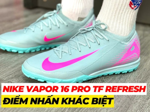 Review Nike Mercurial Vapor 16 Pro TF Xám Xi Măng: Điểm nhấn nổi bật từ Refresh Pack
