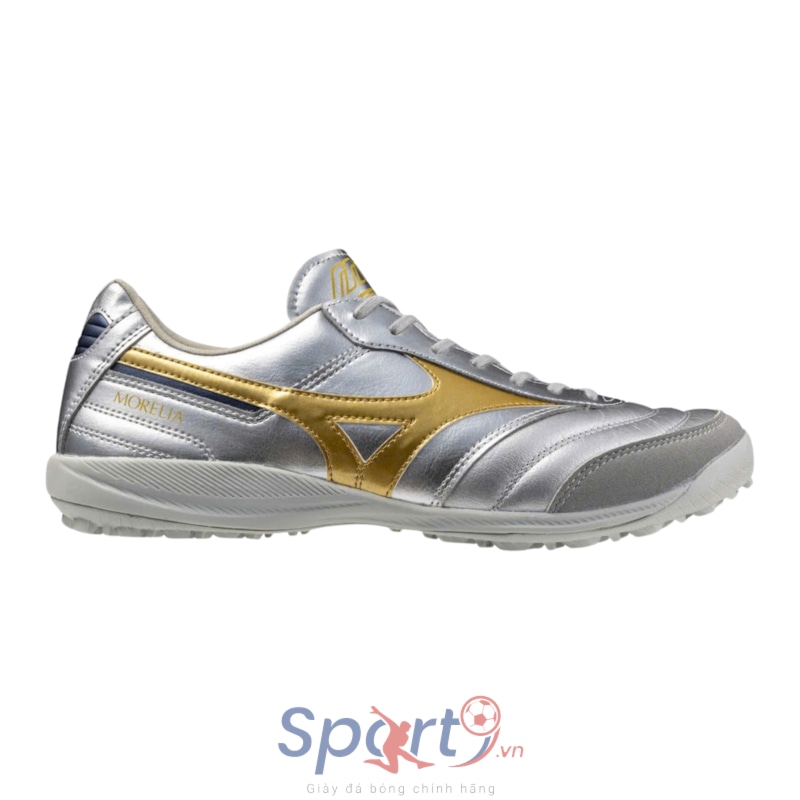Mizuno Morelia Sala Pro TF Platinum - Q1GB251304 - Bạc/vàng