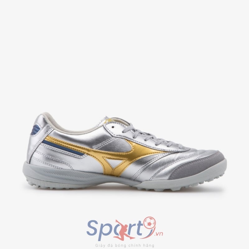 Mizuno Morelia Sala Elite TF Platium - Q1GB251204 - Bạc Vàng