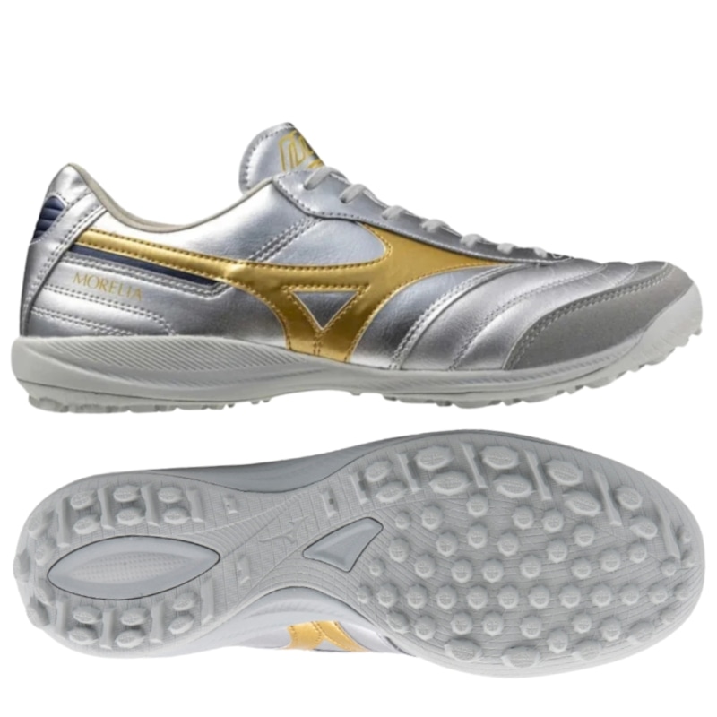 Mizuno Morelia Sala Elite TF Platium - Q1GB251204 - Bạc Vàng