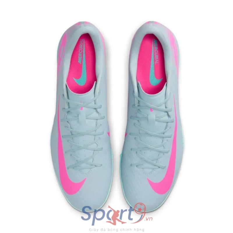 Nike Zoom Mercurial Vapor 16 Academy TF - Xám/Hồng - FQ8449-301