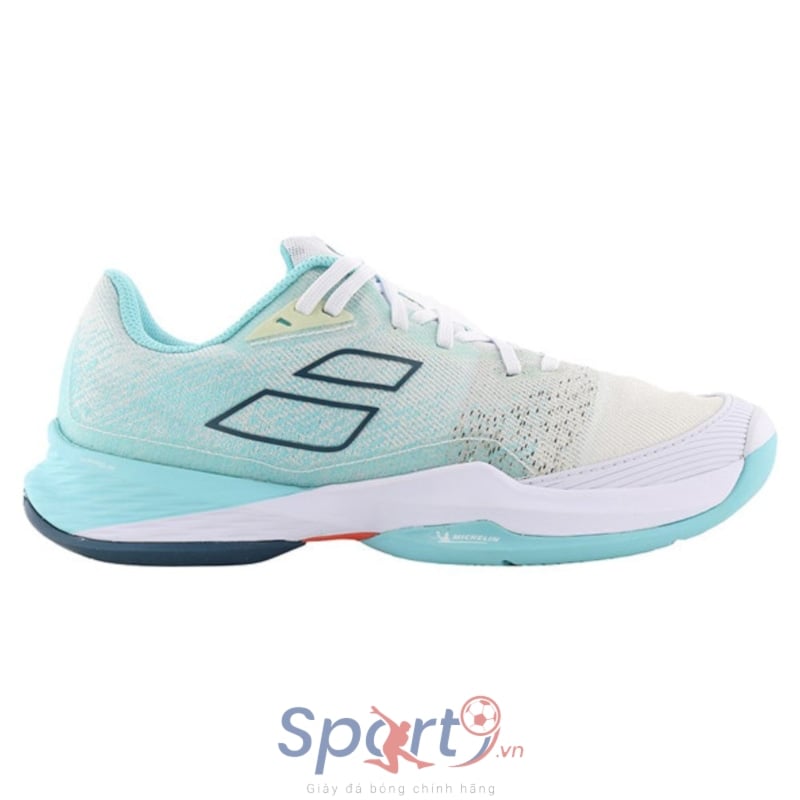 Babolat Jet Mach 3 AC Women 31S24630 - Màu Xanh Trắng