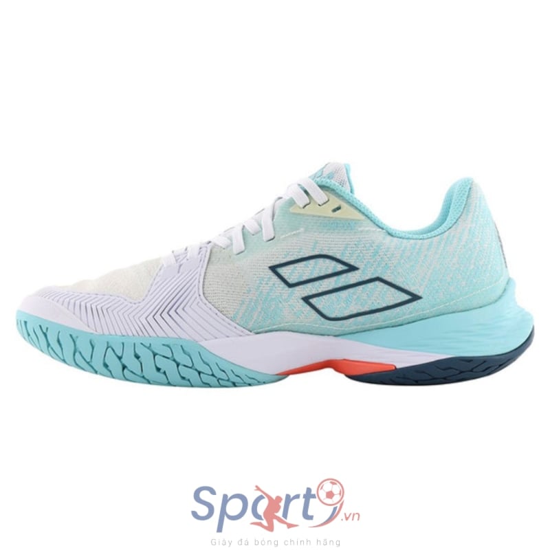 Babolat Jet Mach 3 AC Women 31S24630 - Màu Xanh Trắng