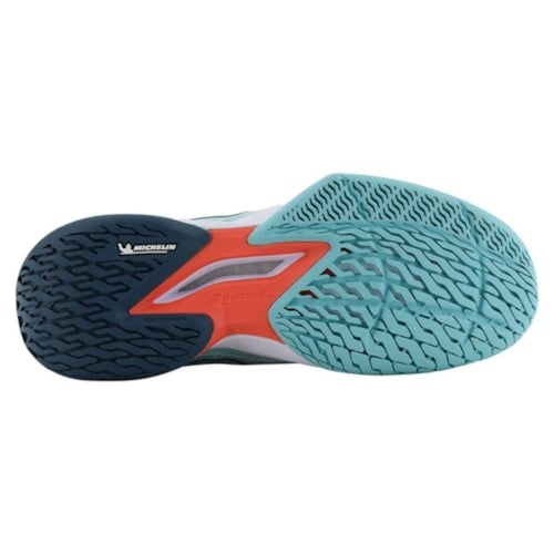Babolat Jet Mach 3 AC Women 31S24630 - Màu Xanh Trắng