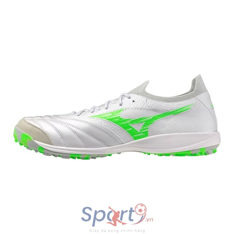Mizuno Morelia Neo Sala Beta TF Frontier - Trắng/Xanh Lá - Q1GB251037