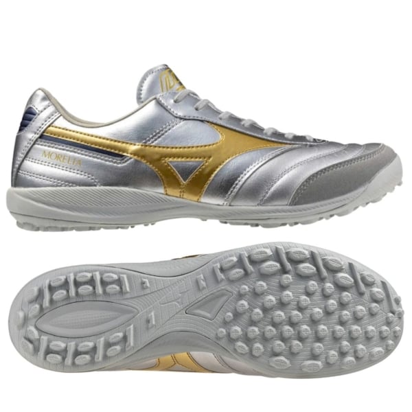 Mizuno Morelia Sala Pro TF Platinum - Q1GB251304 - Bạc/vàng