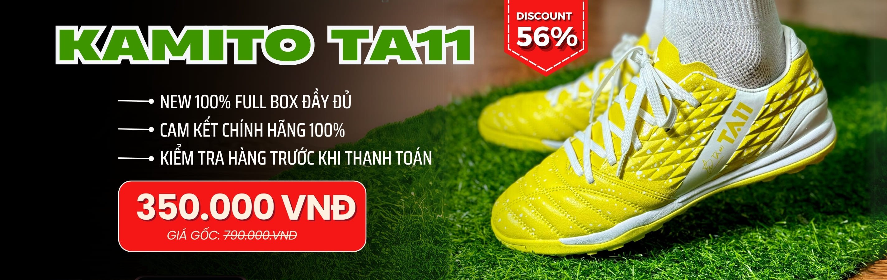 Giày đá bóng Kamito giảm giá